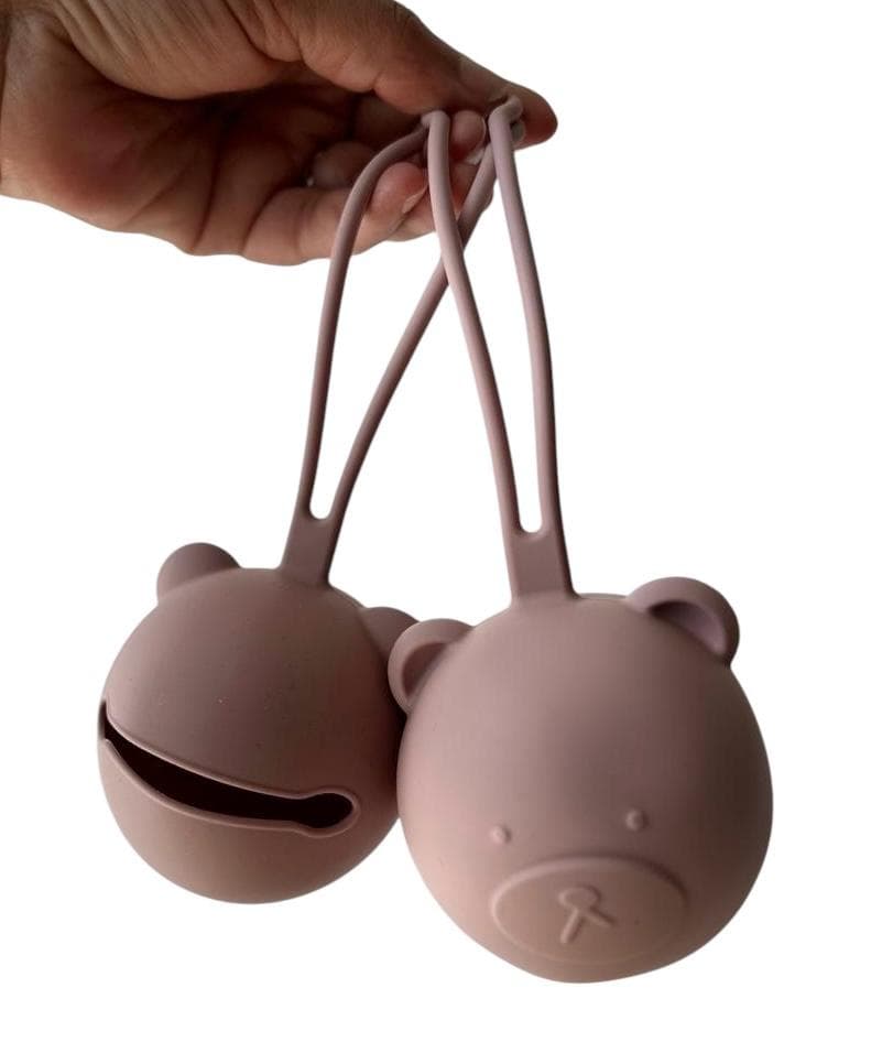 Guardachupetes - Oso - ROSA RUBOR (*) — portachupete personalizado Mimikids